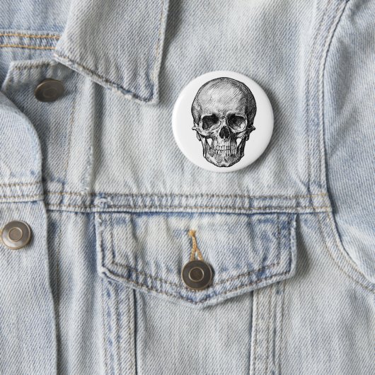 Human Skull Button (In situ)