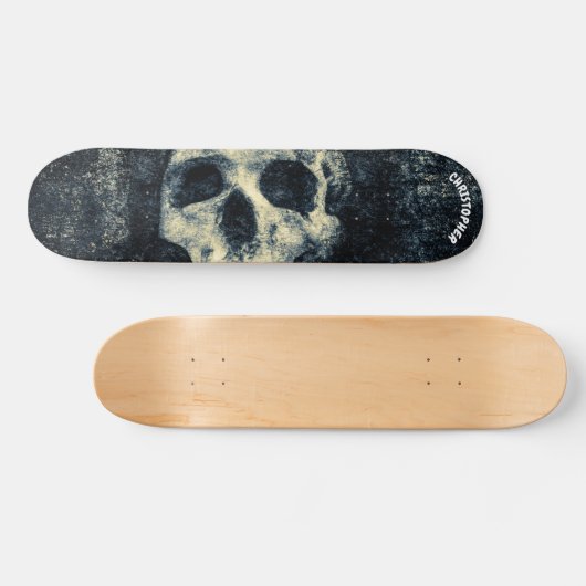 Human Skull Customizable Persoonlijk Skateboard (Horizontaal)
