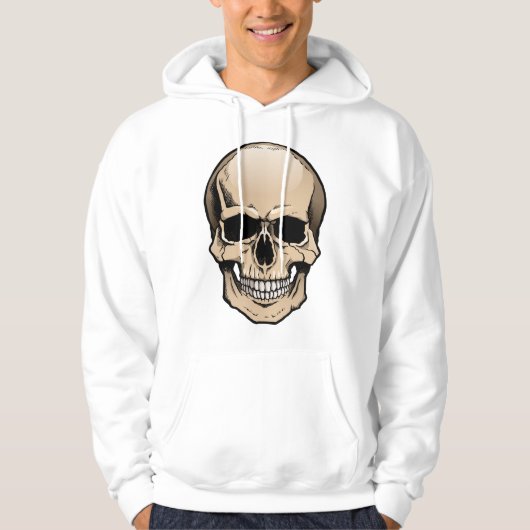Human Skull Hoodie (Voorkant)