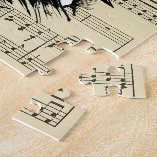 Human Skull Rozen Gothic Biker Art Illustratie Legpuzzel (Zijkant)