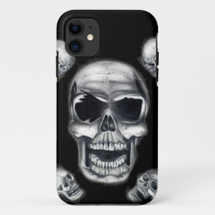 Human Skulls Black iPhone 5/5s Robuust Xtreme Hoes