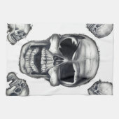 Human Skulls White Kitchen Towels Theedoek (Horizontaal)