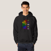 Human Sunflower Rainbow LGBT Flag Gay Pride Suppor Hoodie (Voorkant volledig)