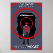 Human Target Christopher Chance TVComic Minimalis Poster (Voorkant)