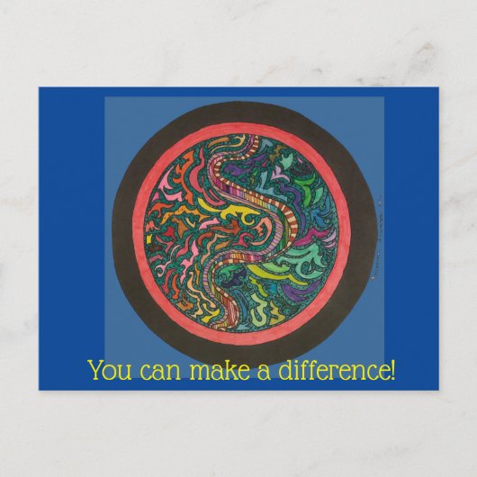 Human Trafficking Awareness Post-Kaart Feestdagenkaart (Voorkant)