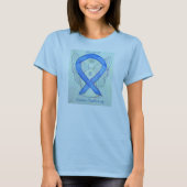 Human Trafficking Awareness Ribbon Angel Shirt (Voorkant)