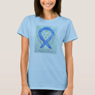 Human Trafficking Awareness Ribbon Angel Shirt