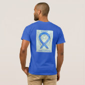 Human Trafficking Awareness Ribbon Angel Shirten T-shirt (Achterkant volledig)