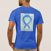Human Trafficking Awareness Ribbon Angel Shirten T-shirt (Achterkant)