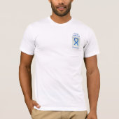 Human Trafficking Awareness Ribbon Angel Shirten T-shirt (Voorkant)