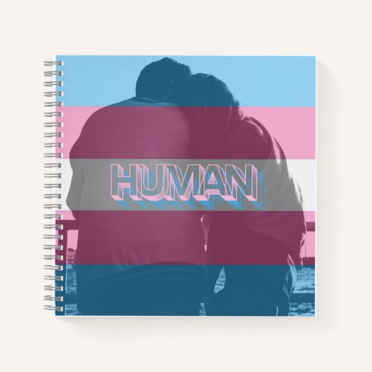 Human Trans Pride Notitieboek (Voorkant)