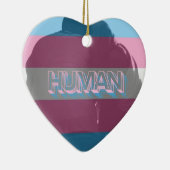 Human Trans Pride Ornament (Rechts)
