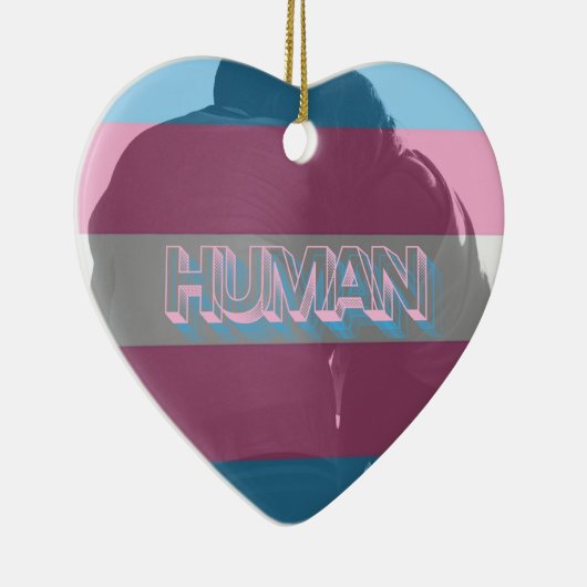 Human Trans Pride Ornament (Rechts)