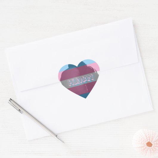 Human Trans Pride Stickers (Envelop)