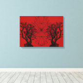 human tree canvas afdruk (Insitu (Houten vloer))