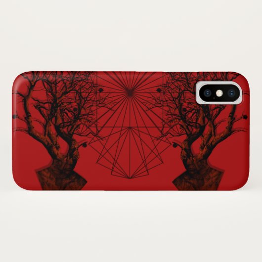 human tree Case-Mate iPhone case (Achterkant (horizontaal))