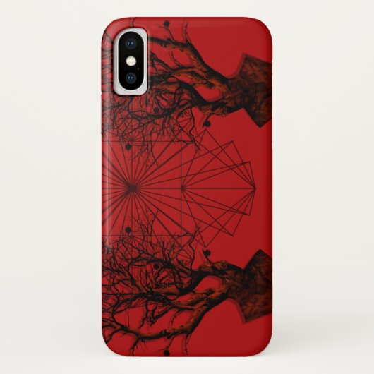 human tree Case-Mate iPhone case (Achterkant)