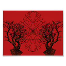 human tree foto afdruk