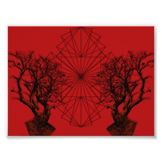 human tree foto afdruk (Voorkant)