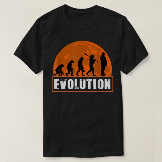 Human Truck Driver Evolution Funny Truck Driver T-shirt (Design voorkant)