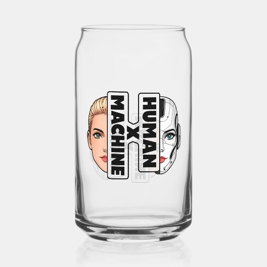 HUMAN x MACHINE Blikvorm Glas (Voorkant)