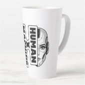 HUMAN x MACHINE Latte Mok (Rechterhoek)