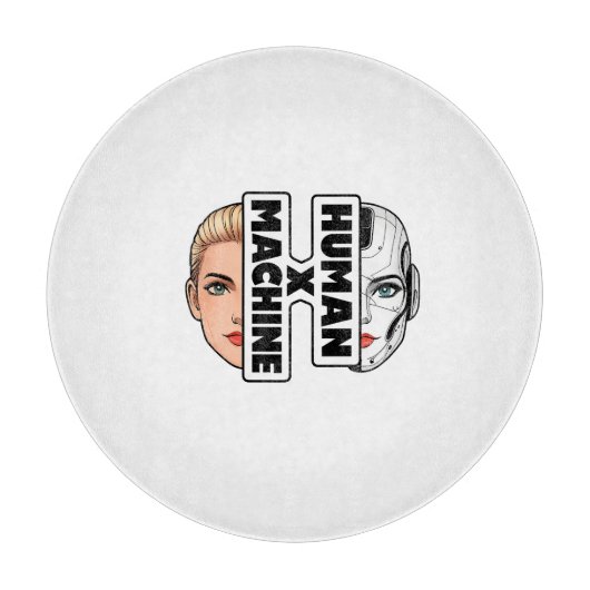 HUMAN x MACHINE Snijplank (Voorkant)