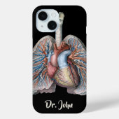  humane anatomie longen hartorganen bloed Case-Mate iPhone case (Achterkant)