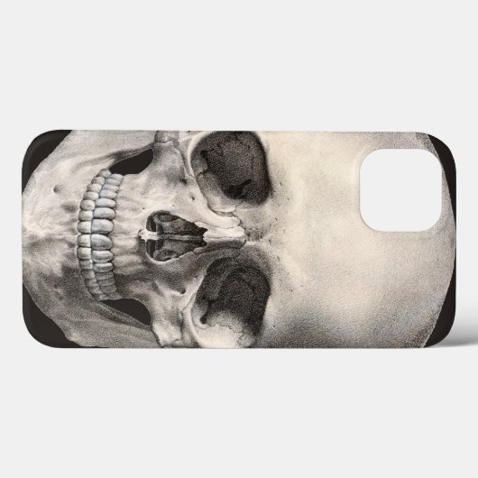 humane anatomische schedel, Halloween Skeleton Case-Mate iPhone Case (Achterkant (horizontaal))