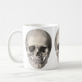 humane anatomische schedel, Halloween Skeleton Koffiemok (Links)