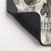 humane anatomische schedel, Halloween Skeleton Muismat (Hoek)