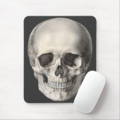 humane anatomische schedel, Halloween Skeleton Muismat (Met muis)