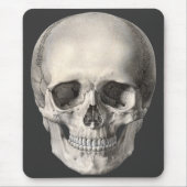  humane anatomische schedel, Halloween Skeleton Muismat (Voorkant)