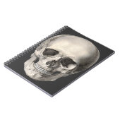 humane anatomische schedel, Halloween Skeleton Notitieboek (Linkerzijde)