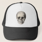 humane anatomische schedel, Halloween Skeleton Trucker Pet (Voorkant)