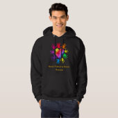Humane behandeling van dieren Bewustzijn handen Hoodie (Voorkant volledig)