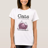 Humane charitatieve kat t-shirt (Voorkant)