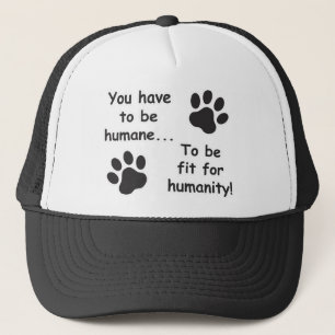 Humane voor menselijkheid trucker pet