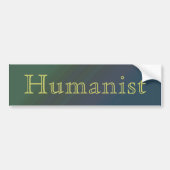 Humanist Bumpersticker (Voorkant)