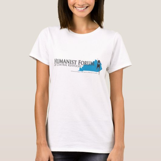 Humanist Forum of Central KY Fited Light T shirt (Voorkant)