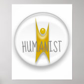 Humanist Happy Human Poster (Voorkant)