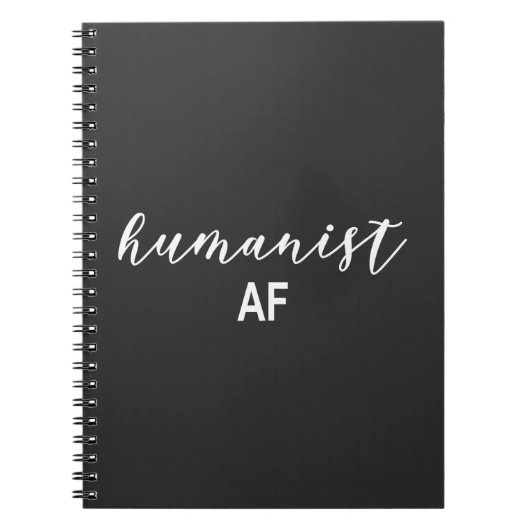 Humanist Typographic quirky-laptop Notitieboek (Voorkant)