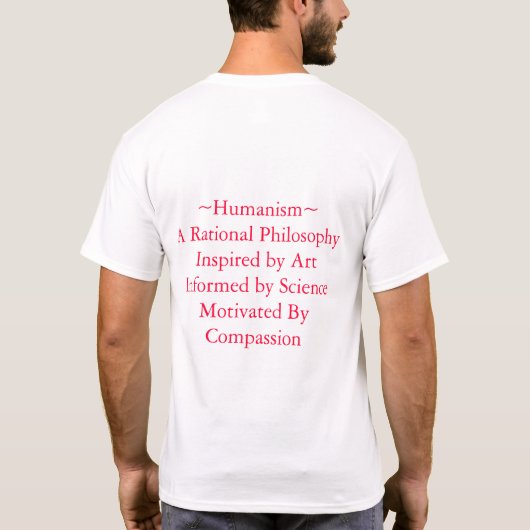 Humanisten van Idaho T-shirt (Achterkant)