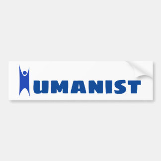humanistische Bumpersticker