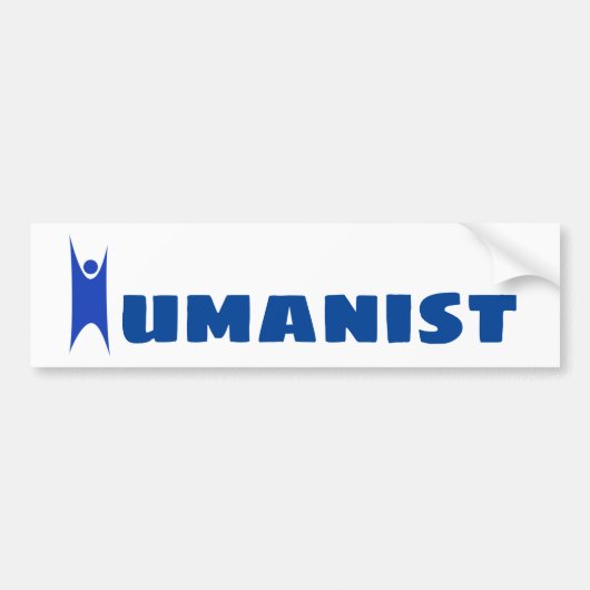 humanistische Bumpersticker (Voorkant)