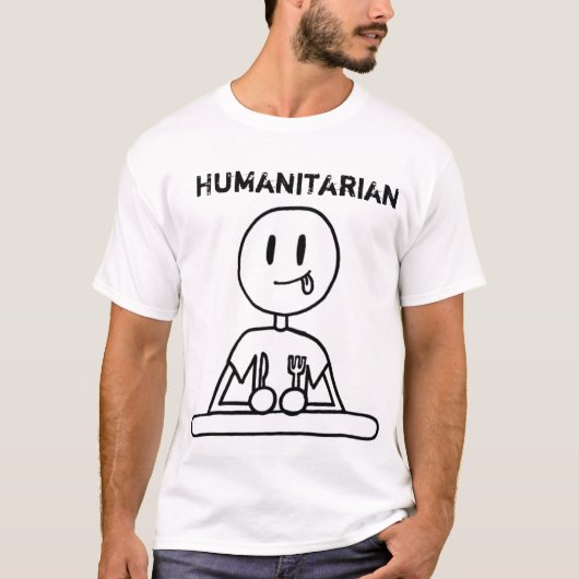 Humanitair T-shirt (Voorkant)