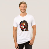 Humanitair Tri-Blend Shirt (Voorkant volledig)