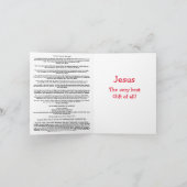 Humanitaire kerstkaart feestdagen kaart (Binnen)