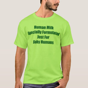 Humanitaire Melk voor Baby mensen Advocacy T-shirt