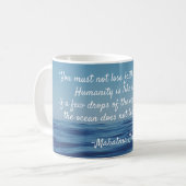 Humanitaire Ocean Quote Koffiemok (Voorkant links)